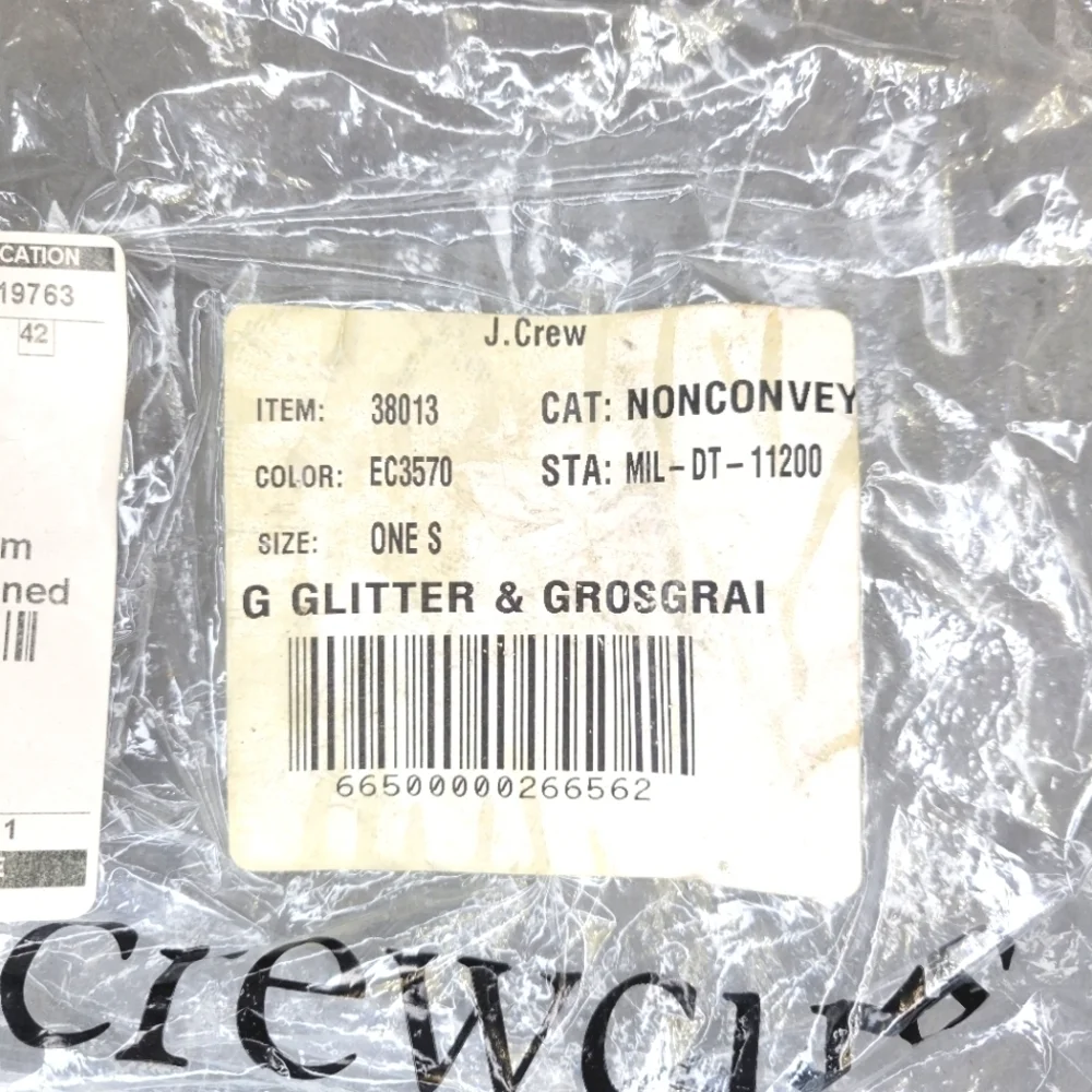 [BNIB] [NWT] Crewcuts Glitters Grosgrain Ribbon Drawstring Bucket Bag
